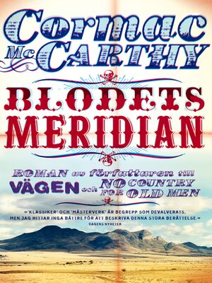 cover image of Blodets meridian